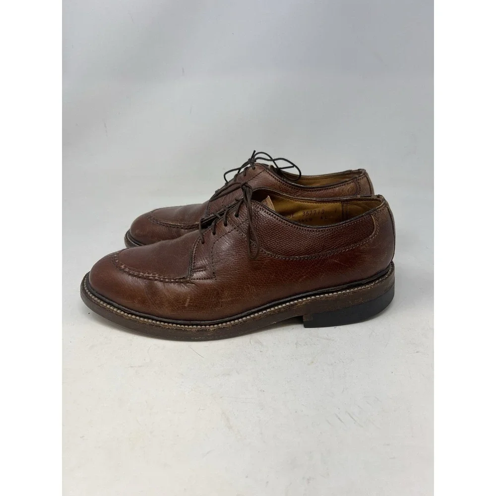 Florsheim Imperial quality V-Cleat Split Toe Pebbled Brown 7 E‎